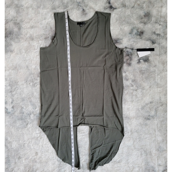 New Widow Women's M Downtown Tail Tank Olive Green - Picture 6 of 7